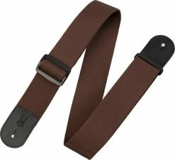 Levys M8POLY-BRN Classics Series 2" Polypropylene Guitar Strap Brown