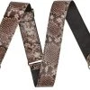 Fender Wild Faux Snakeskin Leather Guitar Strap Snakeskin