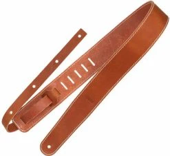 Richter Raw II Contour Torro Tan Leather Guitar Strap Tan