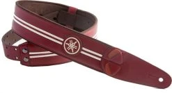 Yamaha Race Leather Guitar Strap Race Red