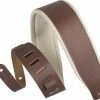 Levys M26PD Leather Guitar Strap Brown