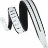 Levys MG317DRS Leather Guitar Strap White
