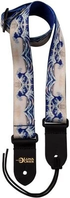 Luna Ukestrap Ukulele Strap Great Wave Art