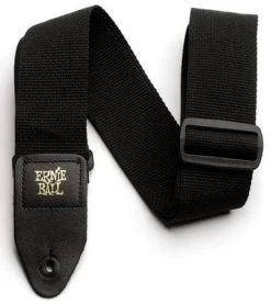 Ernie Ball Black Polypro Guitar Strap