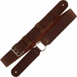Richter Ring Leather Guitar Strap Brown